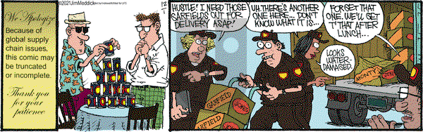 Monty - Wednesday December 1, 2021 Comic Strip