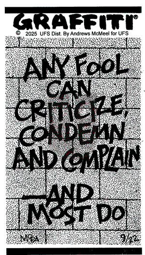 Graffiti on Monday September 22, 2025 Comic Strip