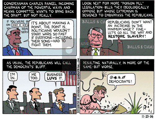 Ted Rall on Thursday November 23, 2006 Comic Strip