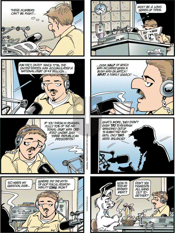 Doonesbury - Sunday September 2, 2007 Comic Strip