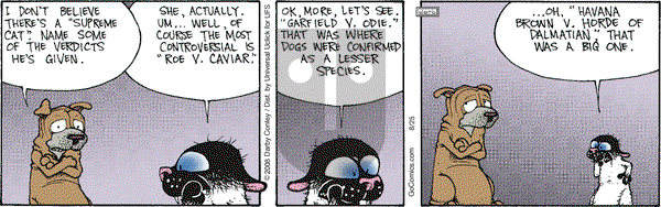 Get Fuzzy on Thursday August 25, 2016 Comic Strip