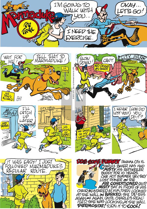 Marmaduke on Sunday May 8, 2016 Comic Strip