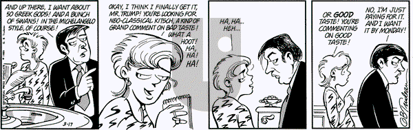 Doonesbury on Friday March 17, 1989 Comic Strip