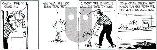 Calvin and Hobbes on Thursday August 10, 1995 Comic Strip