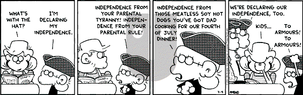FoxTrot - Wednesday July 4, 2001 Comic Strip
