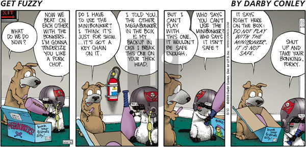 Get Fuzzy - Sunday August 10, 2003 Comic Strip