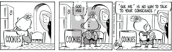 Rose is Rose on Monday March 5, 1990 Comic Strip