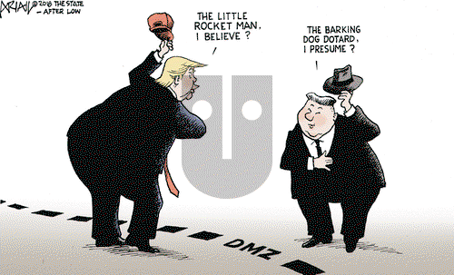 Robert Ariail - Monday March 12, 2018 Comic Strip