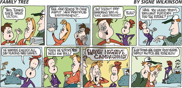 Family Tree - Sunday October 5, 2008 Comic Strip