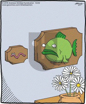 In the Bleachers on Tuesday October 29, 2019 Comic Strip