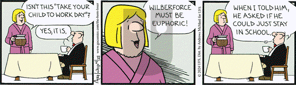 The Born Loser on Thursday April 25, 2024 Comic Strip