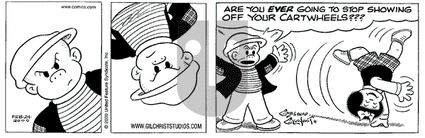 Nancy on Thursday February 24, 2000 Comic Strip