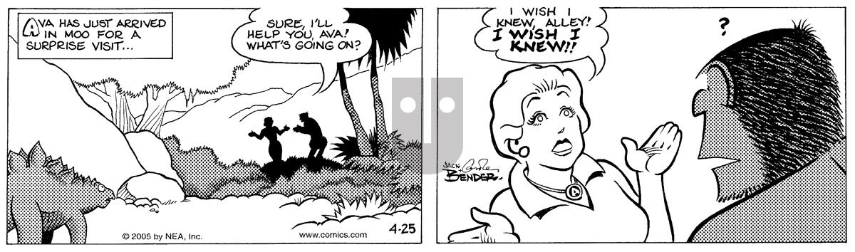 Alley Oop - Monday April 25, 2005 Comic Strip