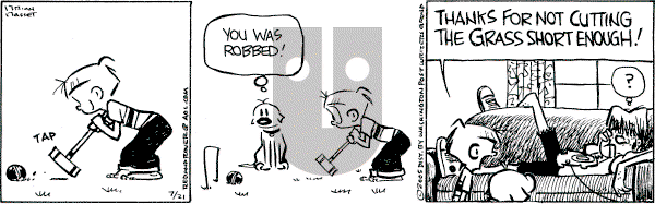 Red and Rover on Thursday July 21, 2005 Comic Strip