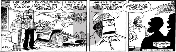 Alley Oop on Wednesday June 24, 1970 Comic Strip