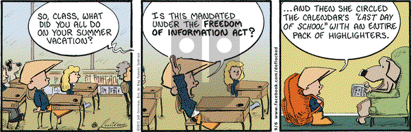 DeFlocked on Thursday September 6, 2012 Comic Strip