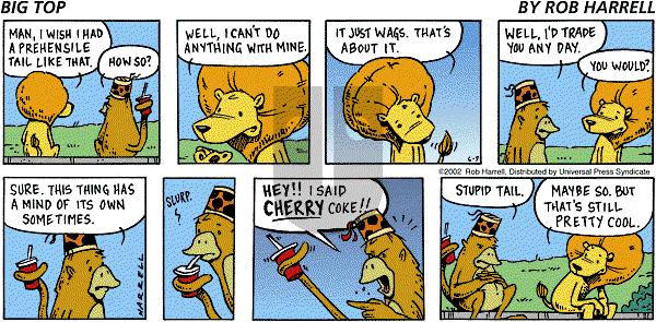 Big Top on Sunday June 9, 2002 Comic Strip