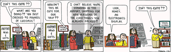 Cathy Classics on Wednesday July 18, 2007 Comic Strip