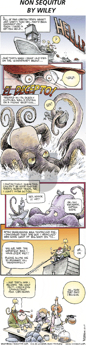 Non Sequitur on Sunday October 17, 2004 Comic Strip