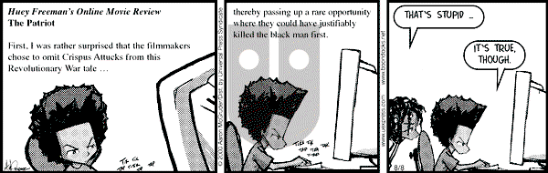 The Boondocks on Tuesday March 11, 2008 Comic Strip