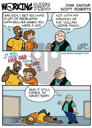 Working Daze on Monday May 11, 2009 Comic Strip