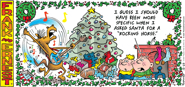 Frank and Ernest on Sunday December 23, 2007 Comic Strip