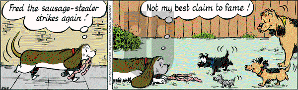 Fred Basset on Friday August 9, 2019 Comic Strip