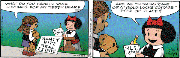 Nancy on Wednesday May 9, 2012 Comic Strip