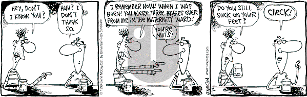 The Duplex on Thursday July 1, 1999 Comic Strip