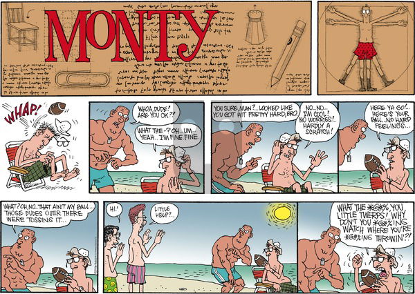 Monty on Sunday August 24, 2014 Comic Strip