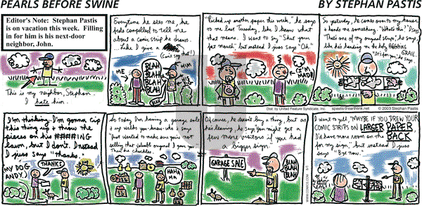 Pearls Before Swine on Sunday June 1, 2003 Comic Strip
