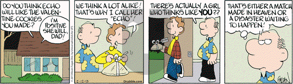Drabble on Tuesday February 12, 2013 Comic Strip