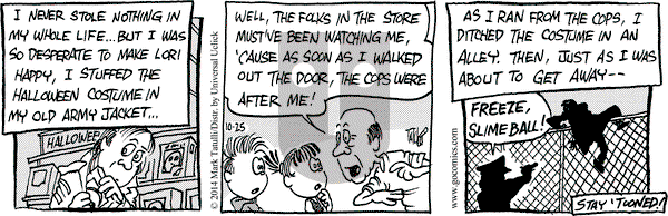 Heart of the City on Saturday October 25, 2014 Comic Strip