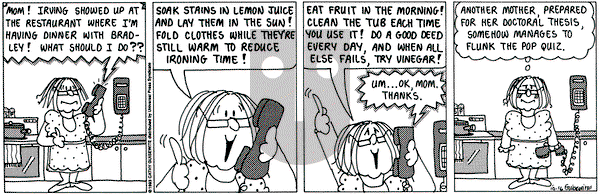 Cathy Classics on Saturday October 16, 1993 Comic Strip