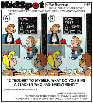 KidSpot on Saturday January 25, 2025 Comic Strip