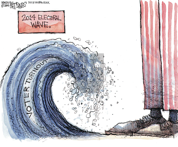 Matt Davies on Monday November 10, 2014 Comic Strip