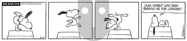 Peanuts on Tuesday May 15, 1973 Comic Strip