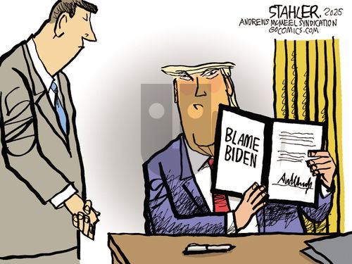 Jeff Stahler on Sunday May 4, 2025 Comic Strip