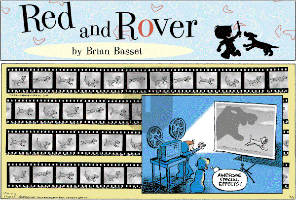 Red and Rover on Sunday February 5, 2006 Comic Strip