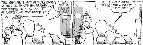 The Grizzwells on Thursday March 15, 2001 Comic Strip