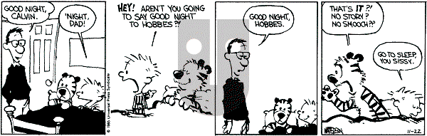 Calvin and Hobbes - Friday November 22, 1985 Comic Strip