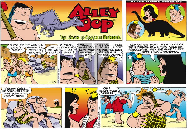 Alley Oop on Sunday January 11, 2004 Comic Strip