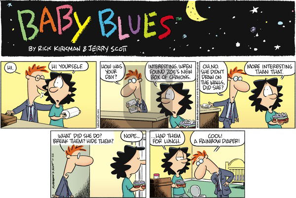 Baby Blues on Sunday November 22, 2015 Comic Strip