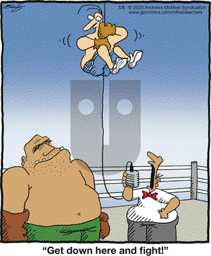 In the Bleachers on Thursday May 8, 2025 Comic Strip