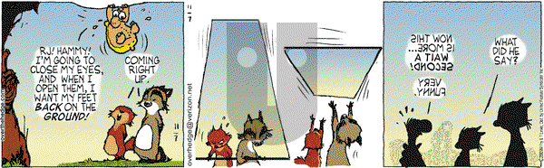 Over the Hedge on Saturday November 7, 2009 Comic Strip