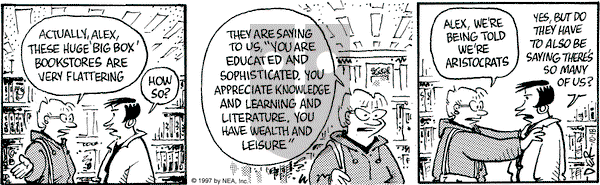 Betty on Saturday October 18, 1997 Comic Strip