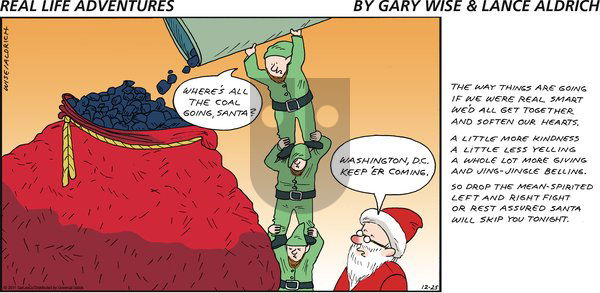 Real Life Adventures on Sunday December 25, 2011 Comic Strip