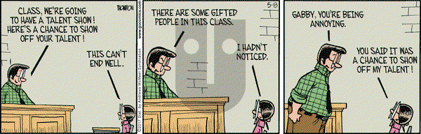 Grand Avenue on Monday May 8, 2017 Comic Strip