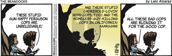 La Cucaracha on Monday September 8, 2014 Comic Strip