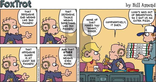 FoxTrot on Sunday February 3, 2019 Comic Strip